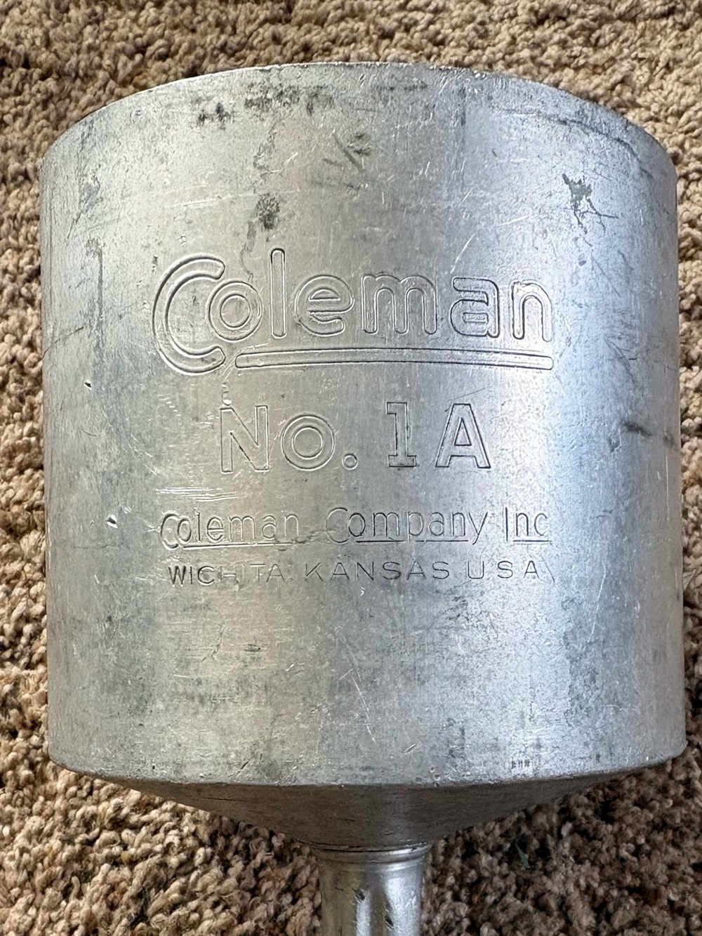 Vintage Coleman No. 1A Funnel